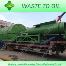 Xinxiang HuaYin 5/8/10 toneladas de resíduos / máquina de reciclagem de pneus usados ​​para refinar o óleo combustível